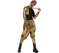 Smiffys Déguisement Hammer Time des années 80, Bralette, haut en maille, veste et pantalon