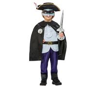 Smiffys Déguisement Highway Rat, Haut, pantalon, cape, chapeau avec masque et épée Halloween