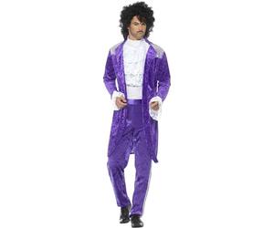 Smiffys Déguisement Musicien 80’s Purple Homme