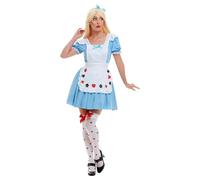 Smiffys Déguisement princesse des merveilles femme - Bleu - L