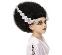 Smiffys Déguisement Universal Monsters fiancée de Frankenstein, Noir avec des stries blanches