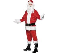 Smiffys Deluxe Santa Costume, Red (Size L)