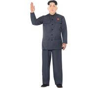 Smiffy's Costume du dictateur – Gris, avec pantalon et veste – Taille XL
