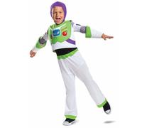 Disney Officiel Toy Story Deluxe Deguisement Buzz Leclair Enfant, Deguisement Astronaute Enfant Costume Buzz L'éclair, Déguisement Toy Story Enfant Garçon Carnaval Mardi Gras Halloween Anniversaire M