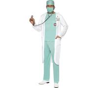 Smiffys Doctor Costume, Green (Size L)