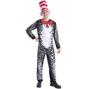 Smiffys Dr Seuss Costume de chat dans le chapeau, taille M