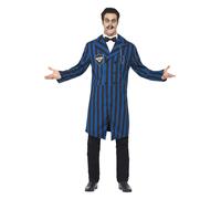 Smiffys Duke of the Manor Costume, Blue (Size L)