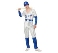 Smiffys Elton John Deluxe Sequin Baseball Costume (Size L)