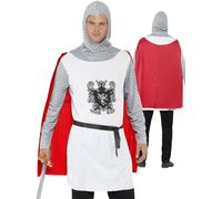 Smiffys Ensemble Complet Déguisement Chevalier Roi Arthur Blanc