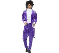 Smiffys - Ensemble de costume "80s Musician" pour hommes SM1508 (XL) (Violet)