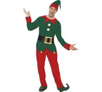 Smiffys - Ensemble de costume pour homme - Design de Noël SM1677 (L) (Rouge/Vert)