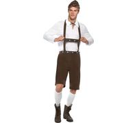 Smiffys - Ensemble de costume pour homme SM1937 (L) (Marron/Blanc)