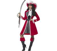 Smiffys - Ensemble de déguisement "Deluxe Authentic" pour femme SM2023 (M) (Rouge/Blanc/Noir)