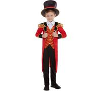 Smiffys - Ensemble de déguisement "Deluxe Ringmaster" pour enfants SM1904 (146-152) (Rouge/Noir)