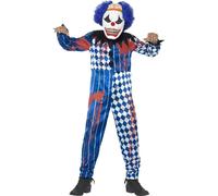 Smiffys - Ensemble de déguisement "Deluxe Sinister" pour enfants SM1483 (146-152) (Bleu/Blanc/Noir)
