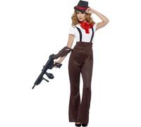 Smiffys - Ensemble de déguisement "Glam" pour femme SM2723 (S) (Noir/Rouge)