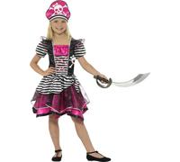 Smiffys - Ensemble de déguisement "Perfect" pour fille SM955 (128-134) (Noir/Rose)