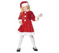 Smiffys - Ensemble Déguisement - Fille (7-9 ans) (Rouge/Blanc)