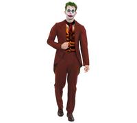 Smiffys - Ensemble Déguisement MODERN TRICKSTER - Homme (L Régulier) (Rouge)