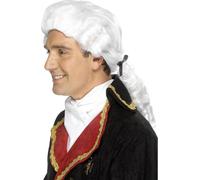 Smiffys - Ensemble perruque pour homme SM2708 (taille unique) (Blanc)