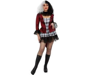 Smiffys Evil Jester Costume