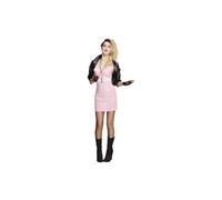 Smiffys Fever 80s Rocker Diva Costume, Pink (Size S)