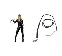 Smiffys Fever Miss Whiplash Costume, Black (Size S)