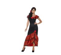 Smiffys Flamenco Senorita Costume, Black (Size M)