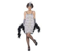 Smiffys – Déguisement Flapper – Argenté – Taille M