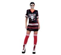 Smiffys Friday the 13th, déguisement pour femme, Robe imprimée hockey