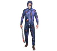 Smiffys Friday The 13th Jason Voorhees Boiler Suit Costume