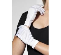 Smiffys Gants courts, blanc