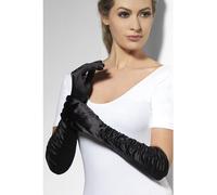 Smiffys Gants de tentatrice, noirs, longueur