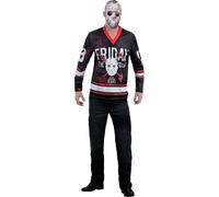 Smiffys - Hauts de costumes "Friday The 13th" - Hommes SM2403 (L) (Noir/Rouge)