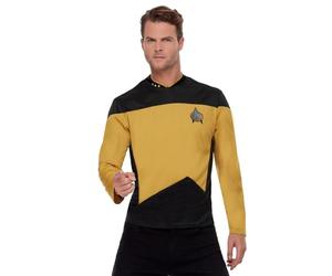 Smiffys Herren Officially Licensed Star Trek, The Next Generation Operations Uniform Offiziell lizenziertes Star Trek, The Next Generation Operations Uniform