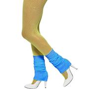 Smiffys Jambières, bleu fluo