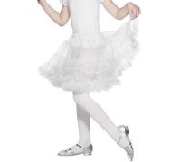 Smiffys Jupon enfant, blanc, superposé