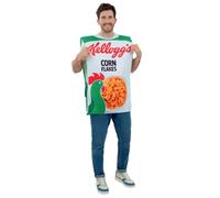 Smiffys Kelloggs™ Corn Flakes™ Cereal Box Costume Tabard, Officially Licensed Ke