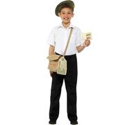 Smiffys - Kit d'accessoires pour costume d'évacué pour enfant SM1967 (Taille unique) (Marron)