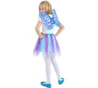 Smiffys Kit de papillon violet, avec tutu et ailes Halloween, Carnaval