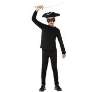 Smiffys Kit de rat, Chapeau, épée, masque pour les yeux et nez Halloween