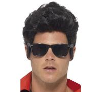 Smiffys Lunettes style années 50, noires