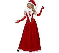 Costume De Mère Noël Sd L Rouge