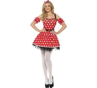 Smiffy's - Déguisement Madame Mouse - Rouge - Taille M