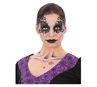 Kit De Maquillage Black Widow Avec Des Gemmes Et Des Bijoux Pour Halloween