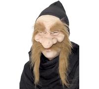 Smiffys Masque chercheur d'or, Demi visage, latex