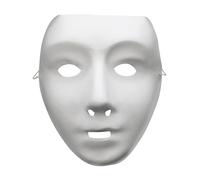 Smiffy's Masque de robot blanc avec élastique – Halloween