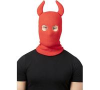 Smiffys Masque de ski Devil passe-montagne, rouge Halloween