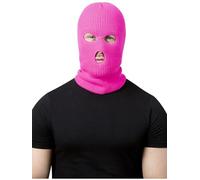 Smiffys Masque de ski passe-montagne, rose Halloween, Carnaval