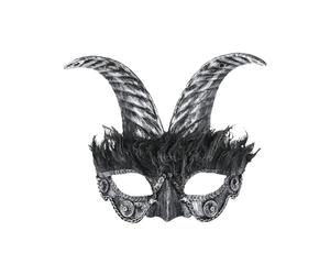 Smiffys Masque pour les yeux du diable avec cornes
